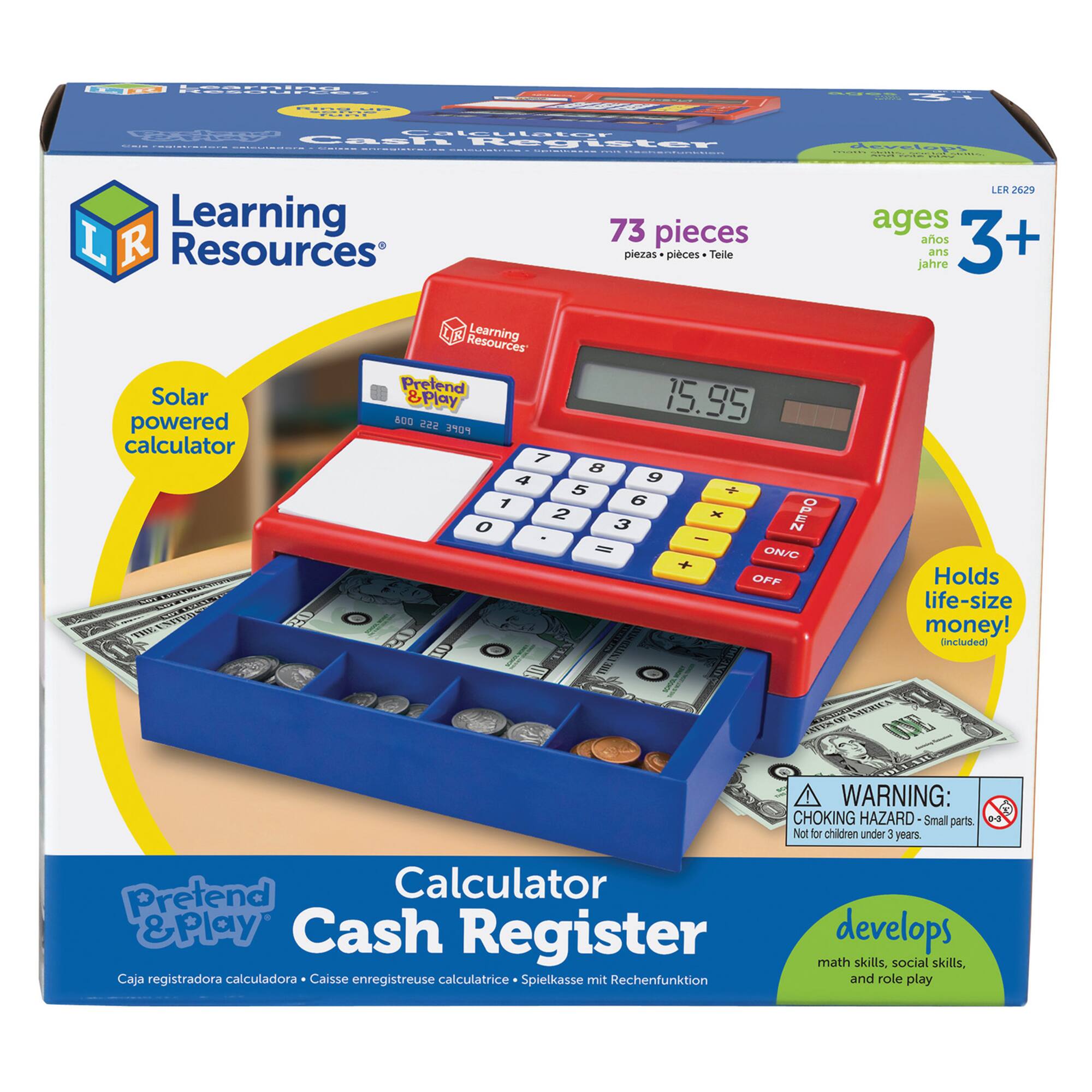 Pretend and Play® Calculator Cash Register